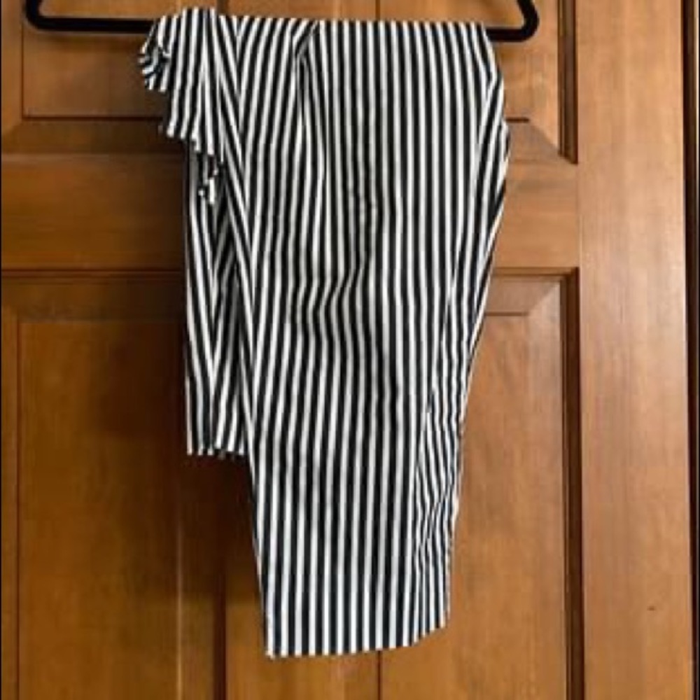 ZARA stripped black and white pants - Picture 2 of 2